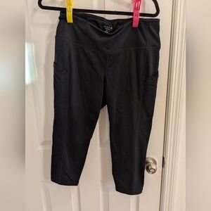 Torrid capris thick and not see thru!